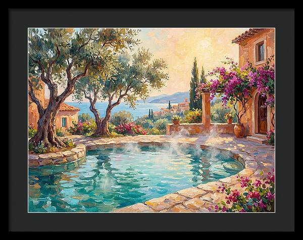 Mediterranean Hot Spring Oasis
