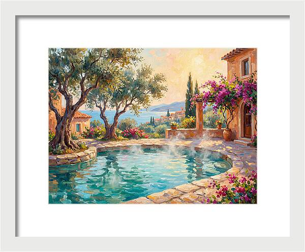 Mediterranean Hot Spring Oasis