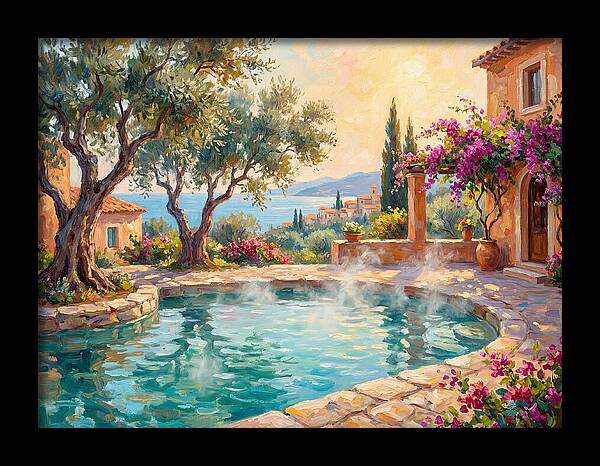 Mediterranean Hot Spring Oasis