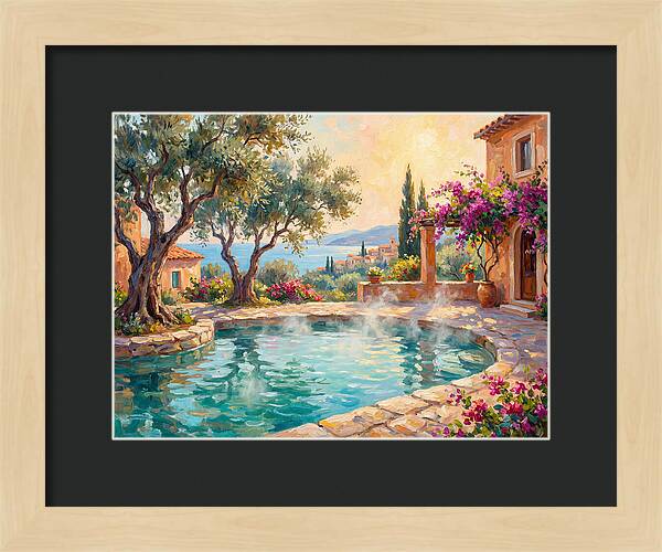 Mediterranean Hot Spring Oasis