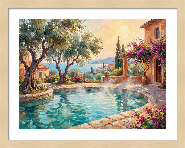 Mediterranean Hot Spring Oasis