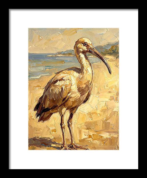 Mediterranean Ibis By The Shore