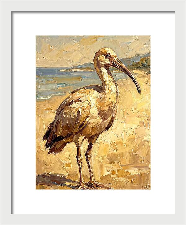 Mediterranean Ibis By The Shore