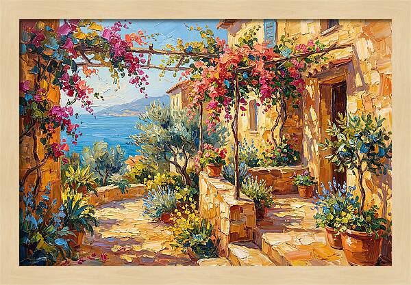 Mediterranean Kitchen Garden Bliss