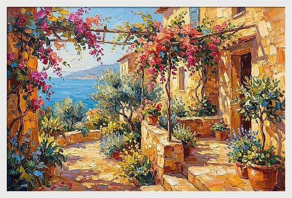 Mediterranean Kitchen Garden Bliss