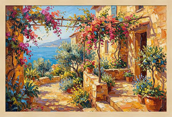 Mediterranean Kitchen Garden Bliss