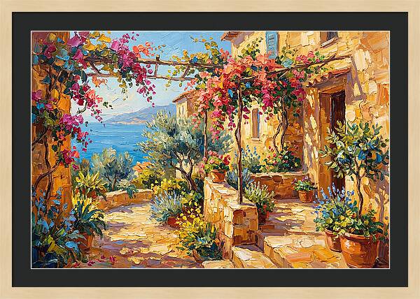 Mediterranean Kitchen Garden Bliss