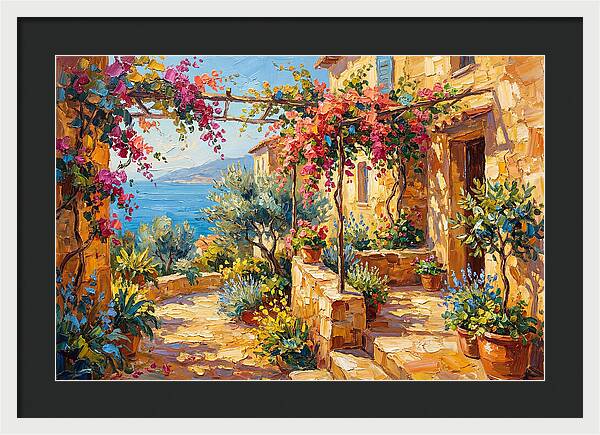 Mediterranean Kitchen Garden Bliss