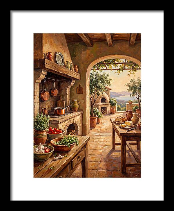 Mediterranean Kitchen Serenity