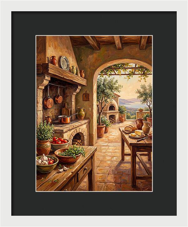 Mediterranean Kitchen Serenity
