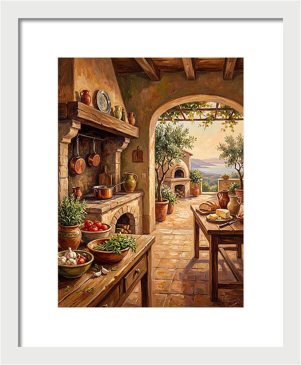 Mediterranean Kitchen Serenity