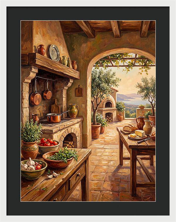 Mediterranean Kitchen Serenity