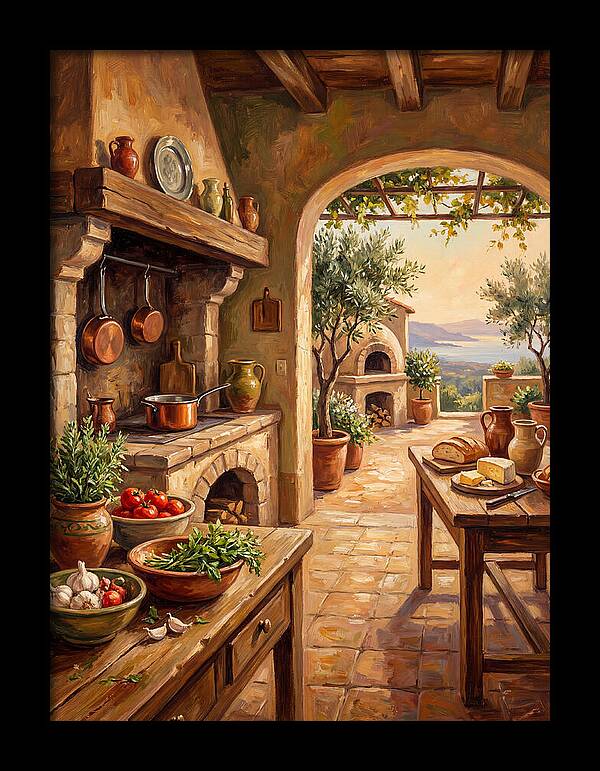 Mediterranean Kitchen Serenity