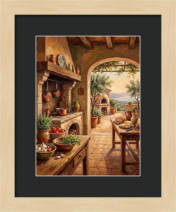 Mediterranean Kitchen Serenity