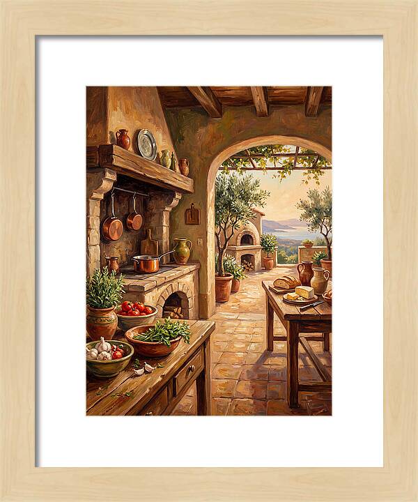 Mediterranean Kitchen Serenity