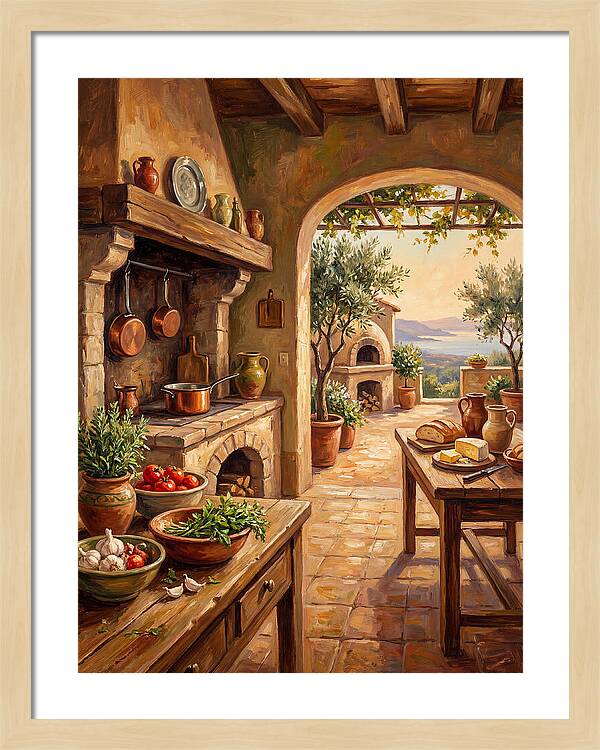 Mediterranean Kitchen Serenity