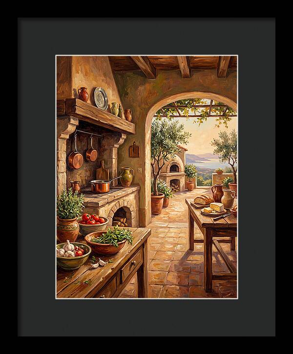 Mediterranean Kitchen Serenity