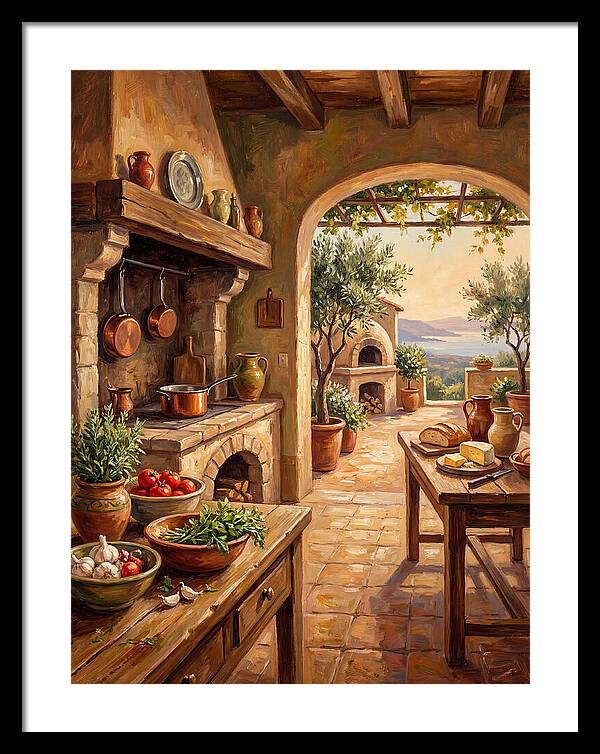 Mediterranean Kitchen Serenity