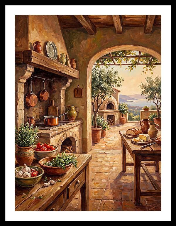 Mediterranean Kitchen Serenity