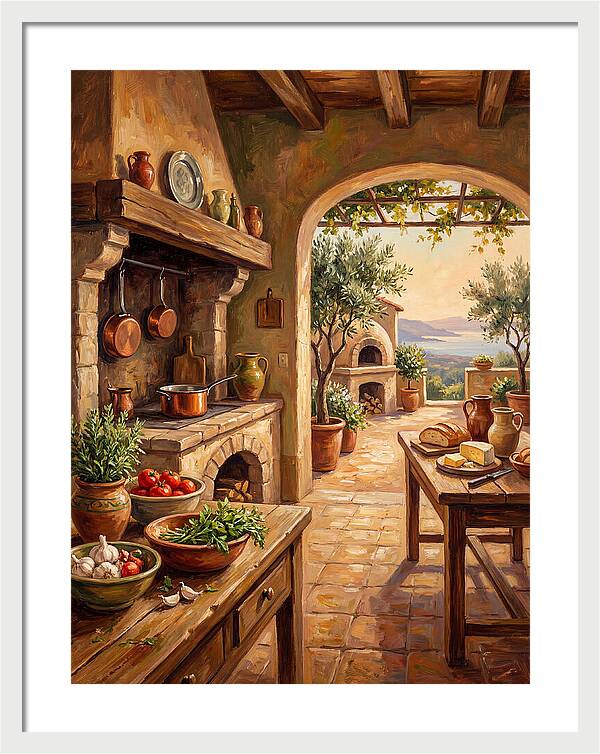 Mediterranean Kitchen Serenity