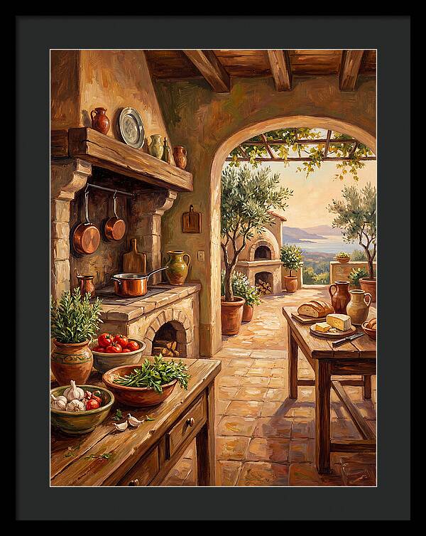 Mediterranean Kitchen Serenity
