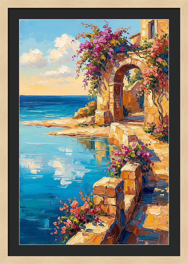 Mediterranean Lagoon Serenity