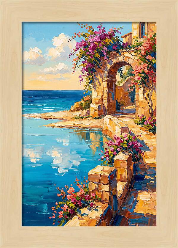Mediterranean Lagoon Serenity