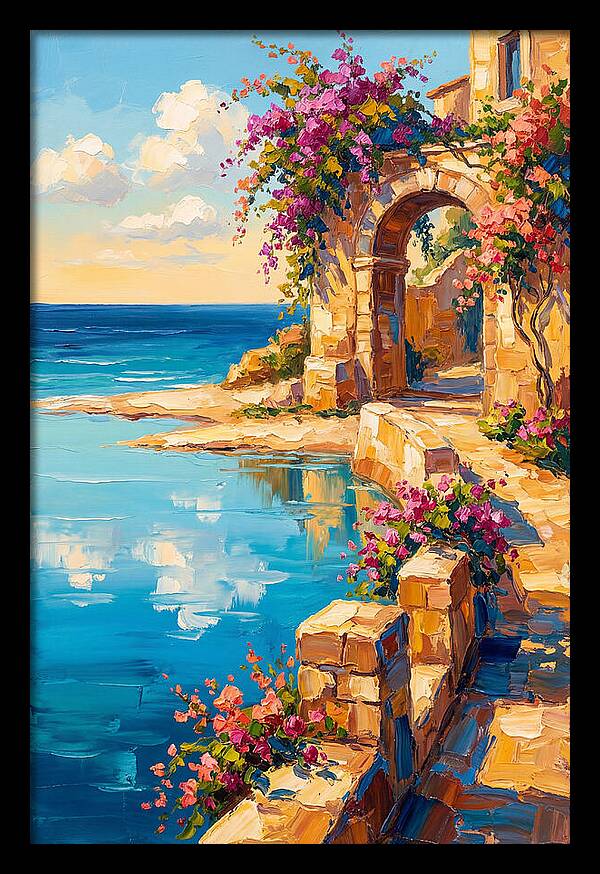 Mediterranean Lagoon Serenity