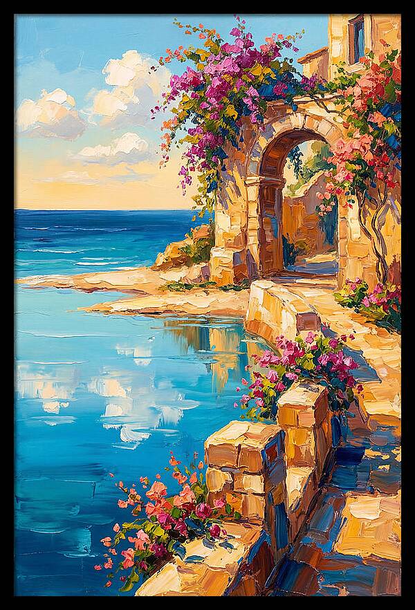 Mediterranean Lagoon Serenity