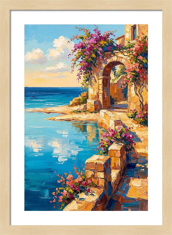 Mediterranean Lagoon Serenity