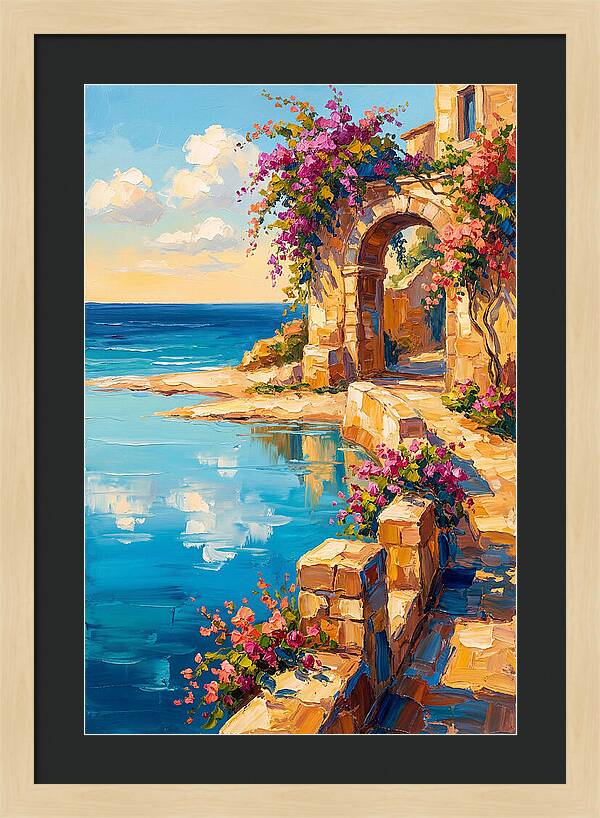Mediterranean Lagoon Serenity