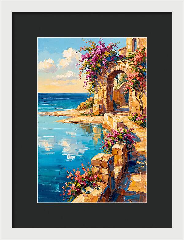 Mediterranean Lagoon Serenity