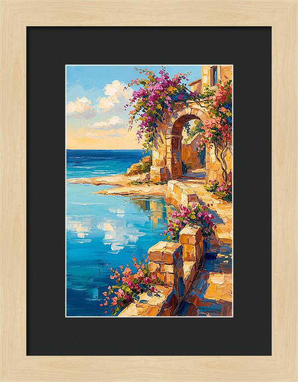 Mediterranean Lagoon Serenity