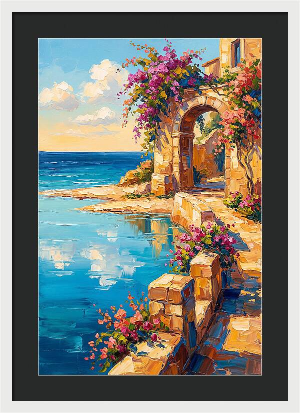 Mediterranean Lagoon Serenity