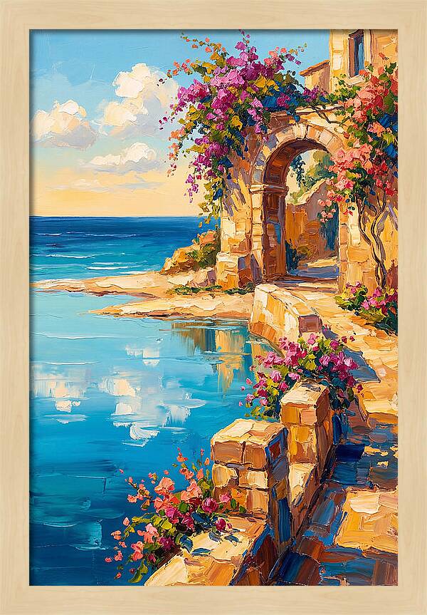 Mediterranean Lagoon Serenity