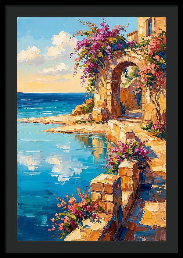 Mediterranean Lagoon Serenity