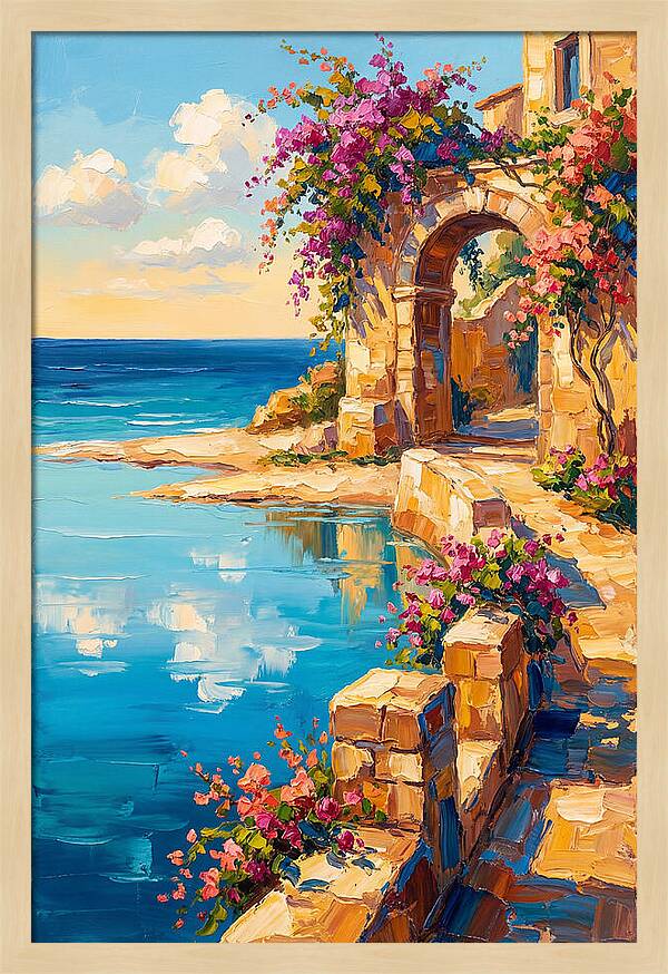 Mediterranean Lagoon Serenity