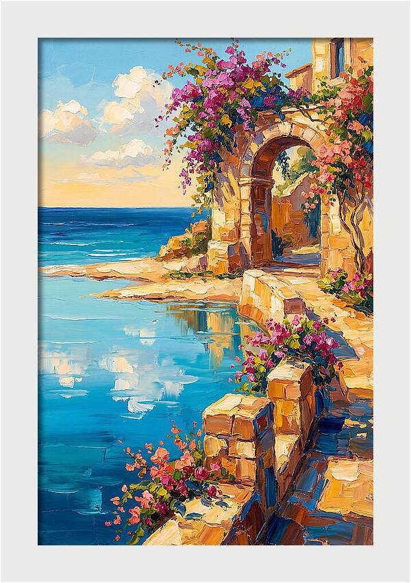 Mediterranean Lagoon Serenity