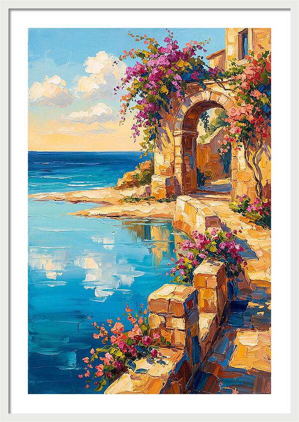 Mediterranean Lagoon Serenity