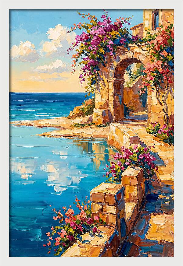 Mediterranean Lagoon Serenity