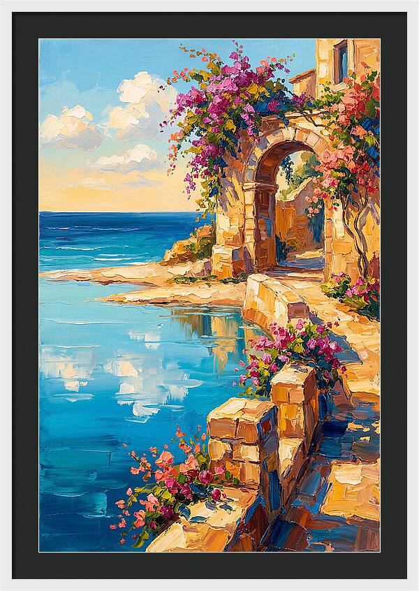 Mediterranean Lagoon Serenity