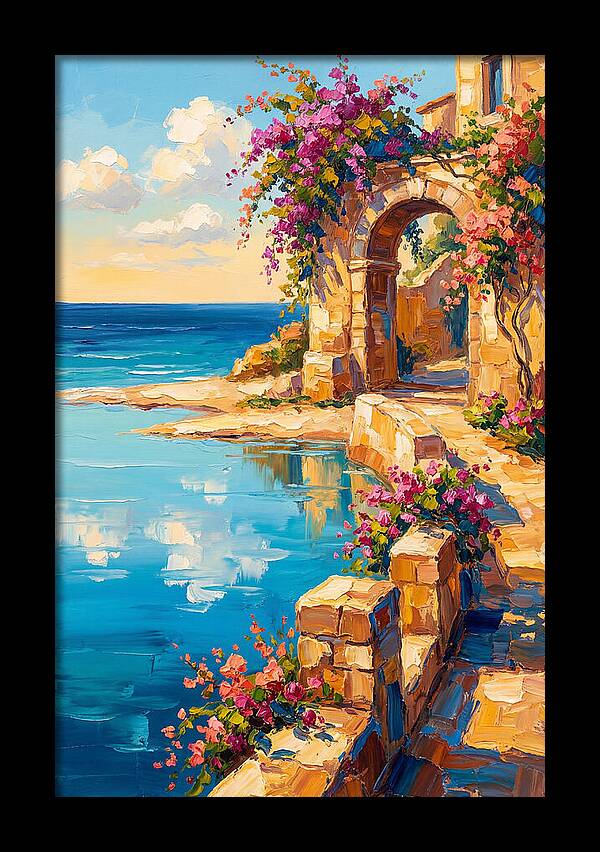 Mediterranean Lagoon Serenity