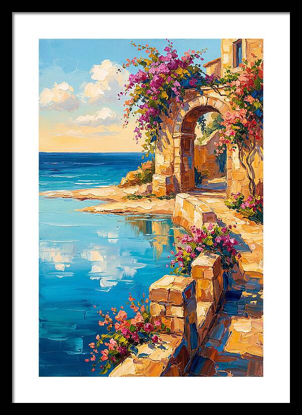 Mediterranean Lagoon Serenity
