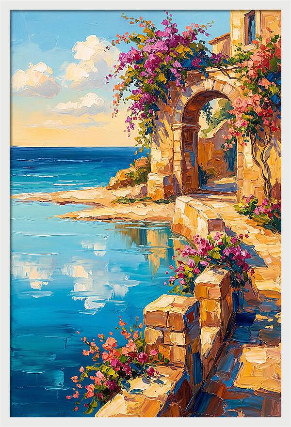 Mediterranean Lagoon Serenity