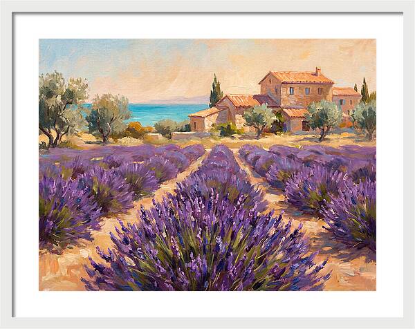 Mediterranean Lavender Fields
