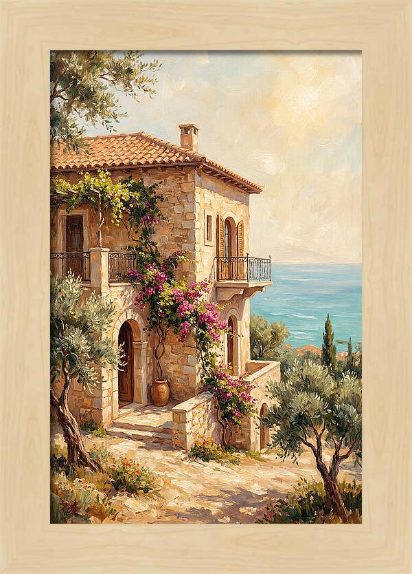 Mediterranean Log Cabin Retreat