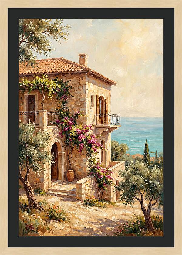 Mediterranean Log Cabin Retreat