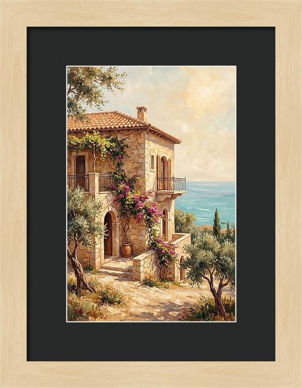 Mediterranean Log Cabin Retreat