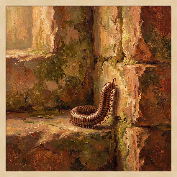 Mediterranean Millipede Encounter