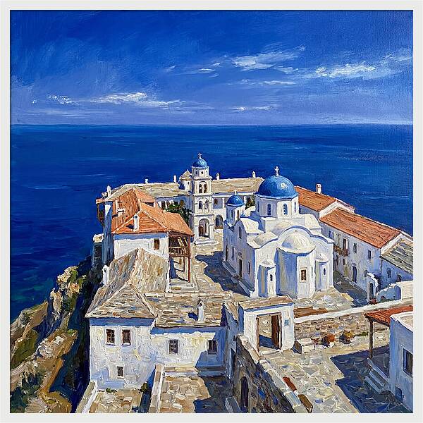 Mediterranean Monastery Serenity